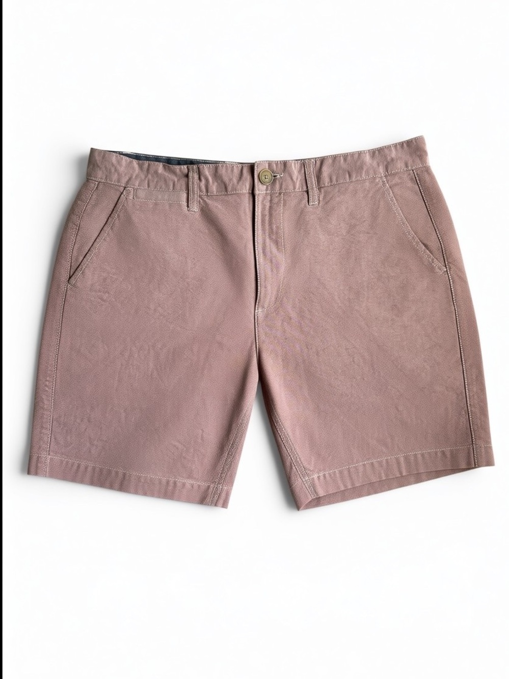 Weatherproof Vintage Men's Casual Chino Shorts in Light Mauve